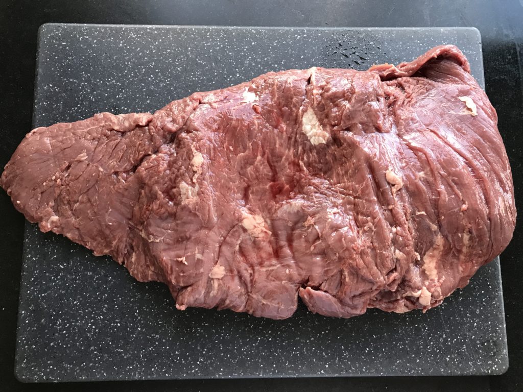 Bavette voorbereid