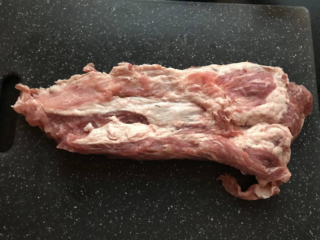 Pluma Iberico voorbereiden