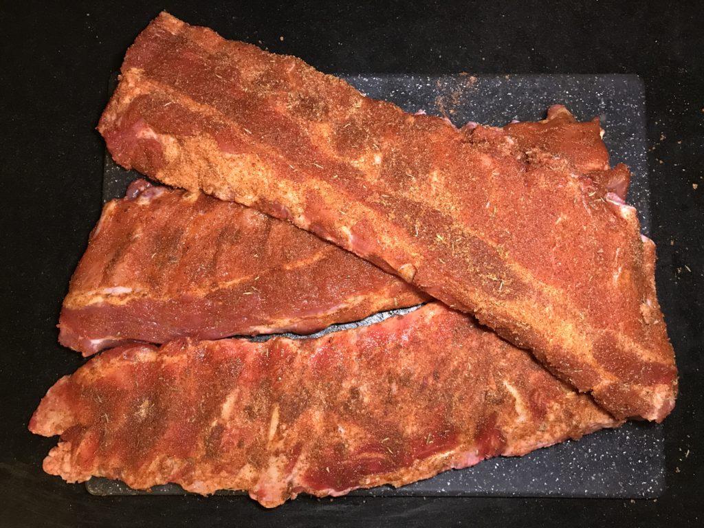 Spareribs gekruid