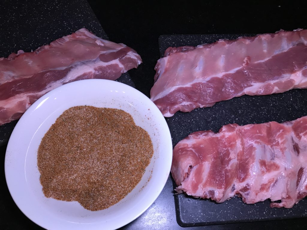 Spareribs met kruiden