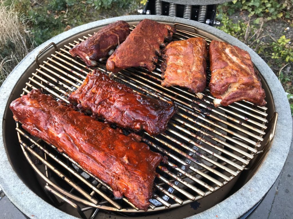 Spareribs ingesmeerd